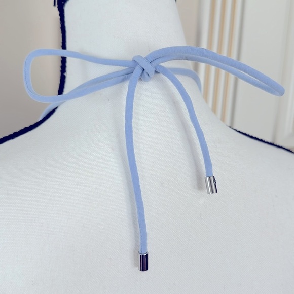 3.1 Phillip Lim Gathered Ruched Blue Cotton Dress Size 6 - Picture 12 of 14